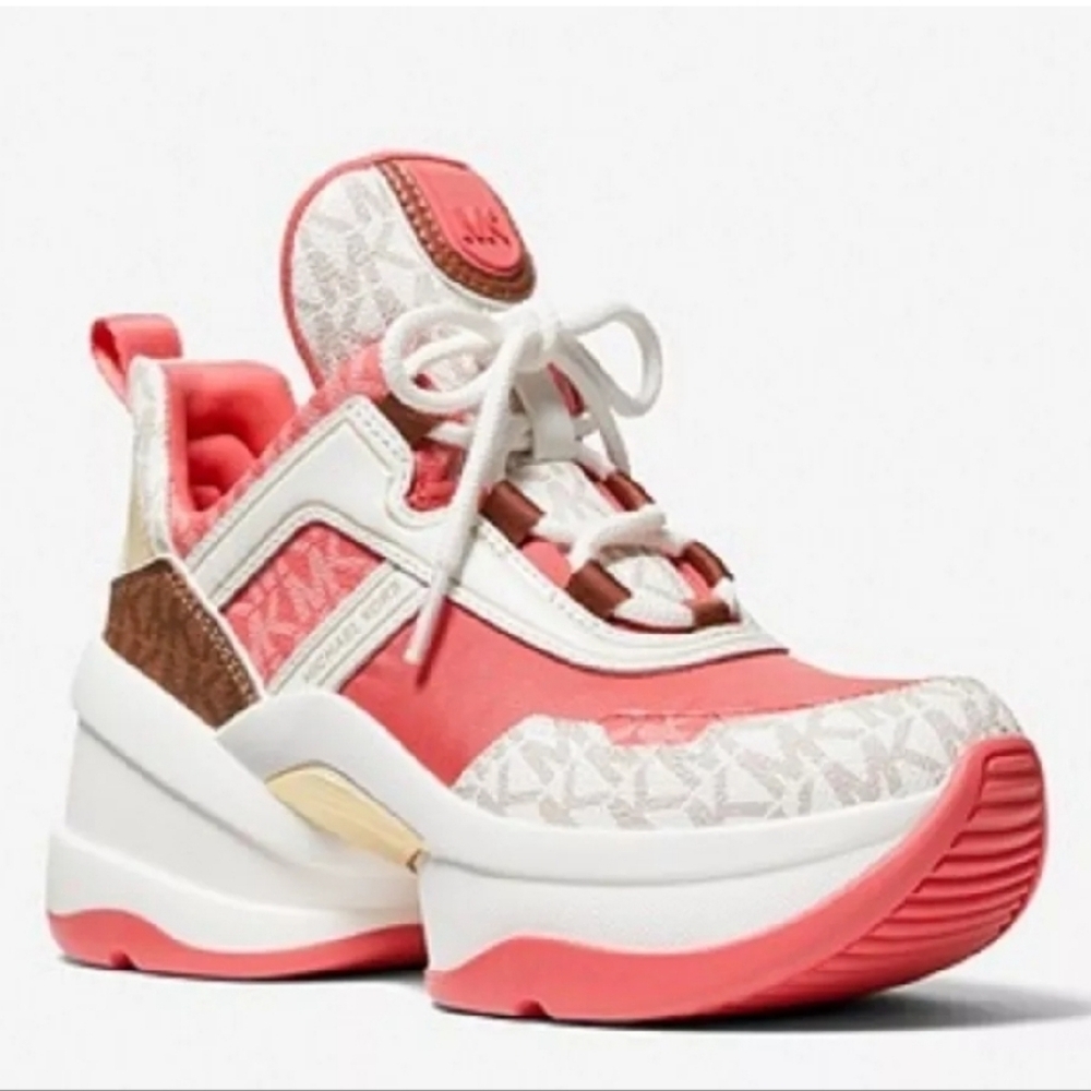 Michael Kors Olympia Dahlia Trainer Sneakers